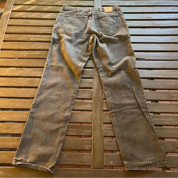 Vintage Lee Black Denim Jeans (36 x 34) (Made in USA 🇺🇸) - Picture 3 of 6